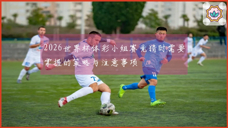 2026世界杯体彩小组赛竞猜时需要掌握的策略与注意事项